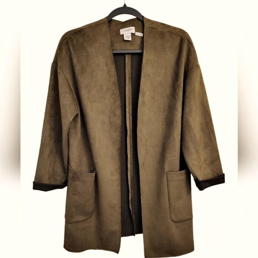 Carmen Faux Leather Jacket Size Medium